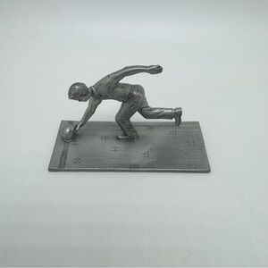 Vintage Blackinton Pewter Bowling Figurine Mini 2.5”